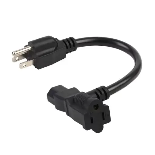 3-Prong-14Awg-US-Piggyback-Power-Cord-Nema-5-15P-Male-to-IEC-C13-AC-Power-Adapter-Plug-Cable-Power-Lead-Supplies-for-Computer