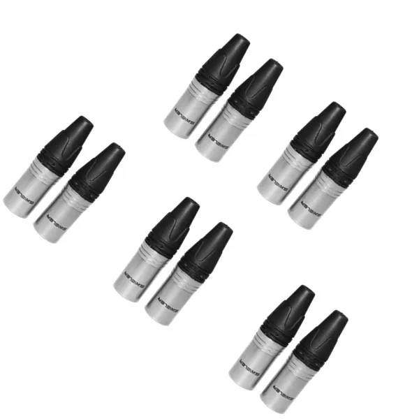 3-conductor-Female-male-Audio-XLR-Plug-OFC-Copper-Gold-Plating-Pins-Microphone-Speaker-Mixer-DMX-3-Pin-Xlr-Connector