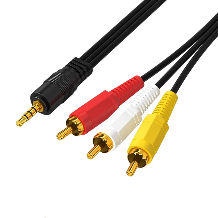 3.5-mm-to-RCA-AV-Camcorder-Video-Cable-Plug-Stereo-Audio-Video-3.5mm-Male-to-3RCA-Male-Cable