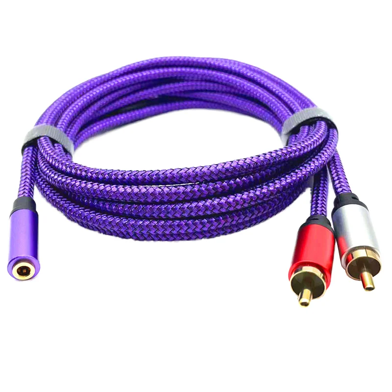 3.5mm-Female-to-2RCA-Male-AUX-Audio-Splitter-Stereo-Aux-Cable-for-TV-MP3-Players-Tablets-Car-Speakers-for-Audio-Video-Devices