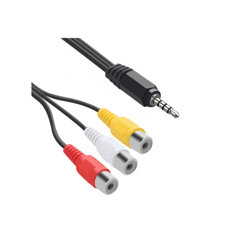 3.5mm-Male-to-RCA-Female-Coaxial-Twisted-Pair-Audio-Video-Cable-Splitter