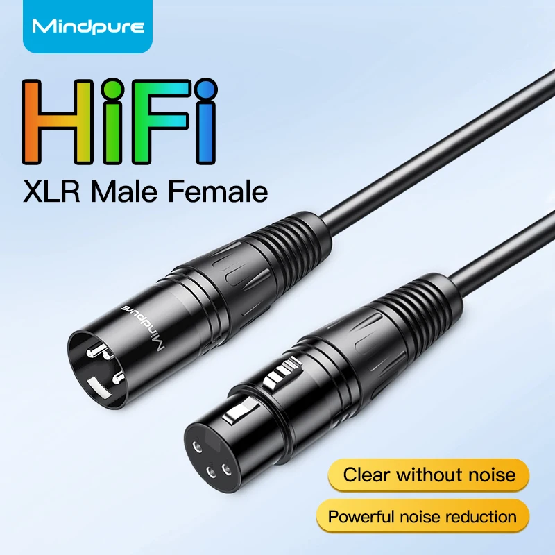 3.5mm-Stereo-Jack-Male-to-XLR-Female-Coaxial-Audio-Cable-Bare-Copper-FoilBraided-Shielded-5m-for-Computer-Speaker