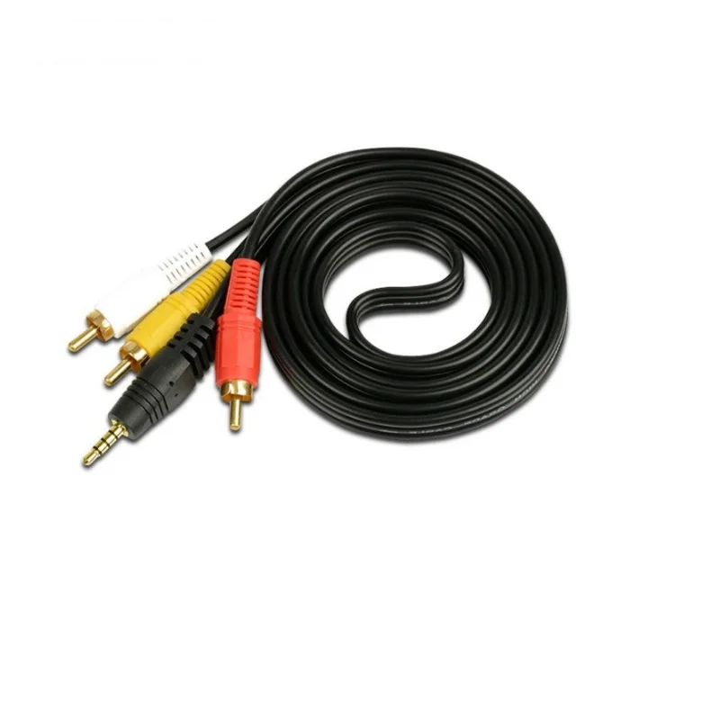 3.5mm-Stereo-Plug-Male-to-3RCA-Male-Jack-Plug-Audio-Video-Cable-Adapter-for-TV-Home-Car-Stereo-AV-Cord