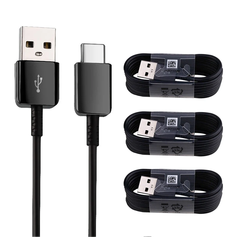 3A-1.2M-USB-to-Type-C-Fast-Charging-Cable-High-Speed-Data-Sync-Cable-Compatible-for-Samsung-GalaxyS7-S8-S9-Android-Mobile-Phones