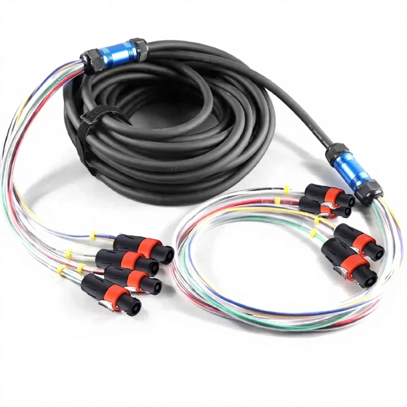 4-Channel-468-Core-Bare-Copper-Conductor-Rubber-Jacketed-Performance-Speaker-Cable-for-Personal-Computer