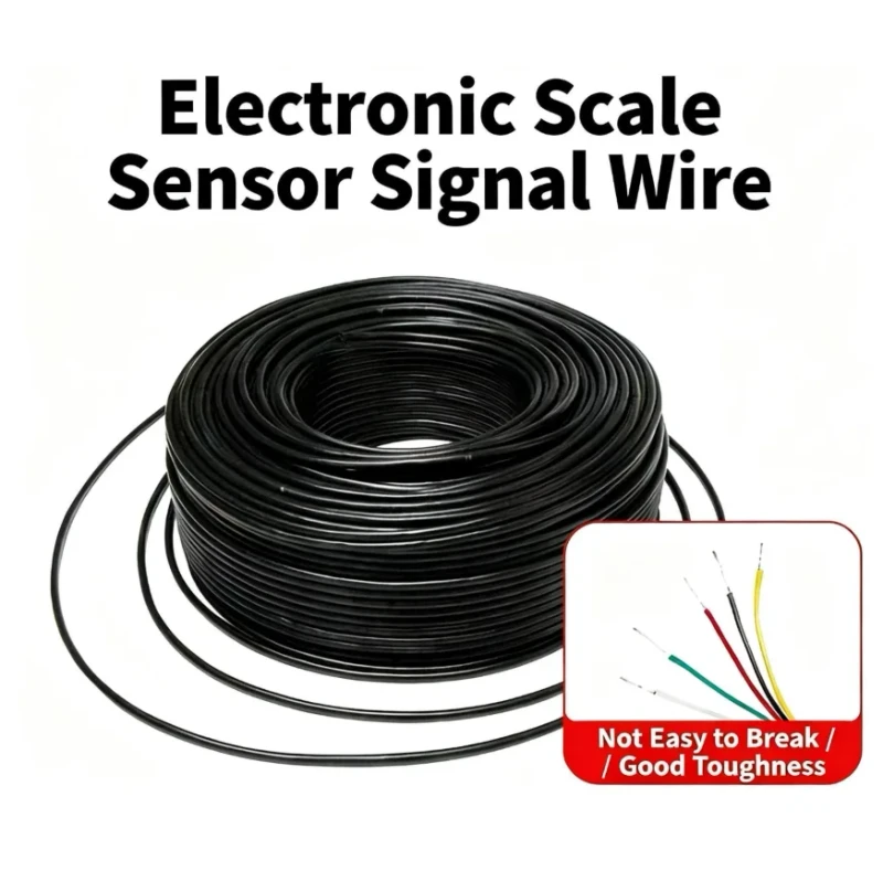 4-Core-Shielded-Load-Cell-Connection-Wire-200m-Length-Flexible-Anti-Interference