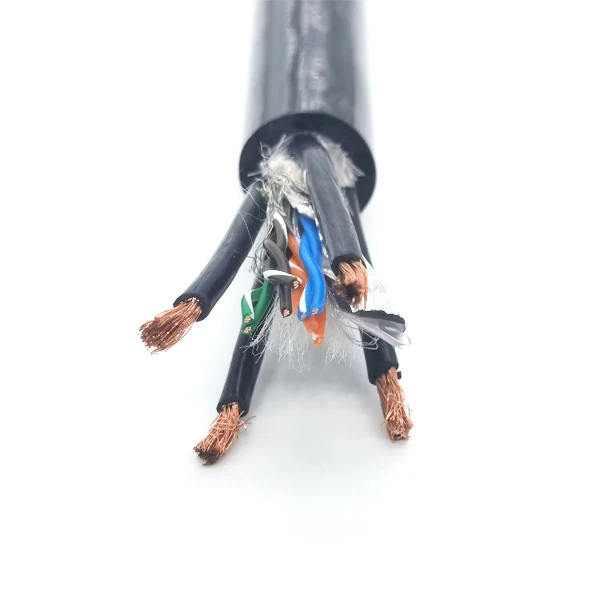 4-Core-Underwater-Hybrid-Cable-with-4-Pairs-of-Shielded-Twisted-Pair-Wires