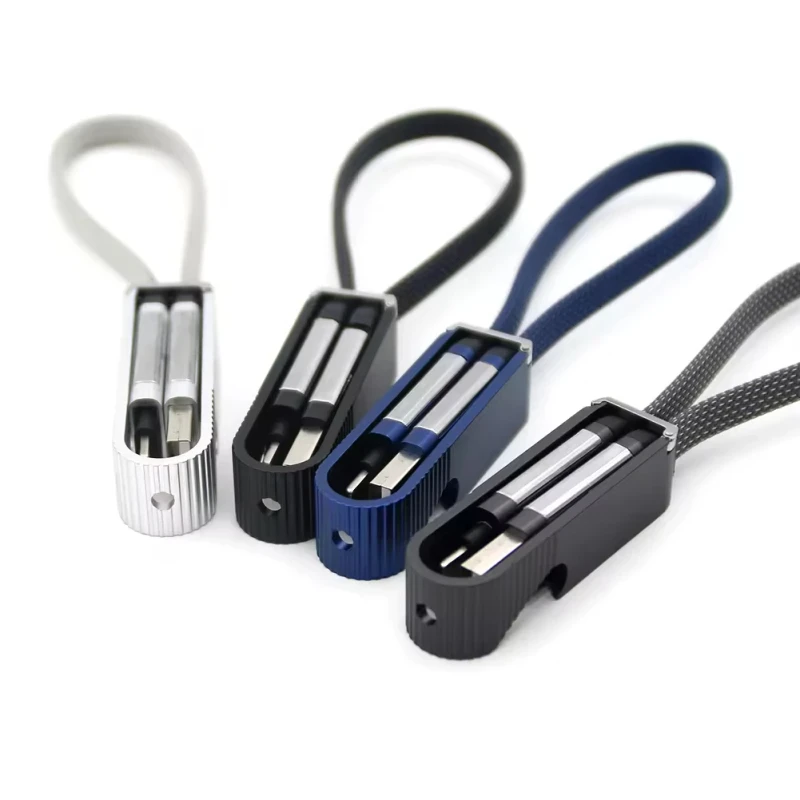 4-in-1-3A-60W-USB-Fast-Charging-Data-Cable-Zinc-Alloy-Type-C-Multi-Charger-Braided