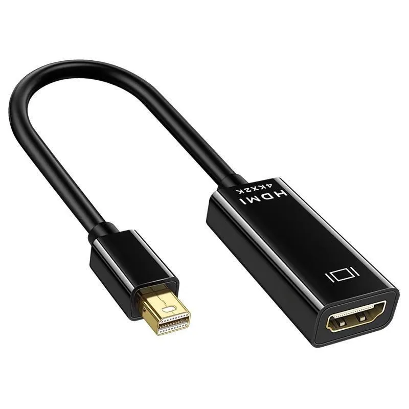 4K-1080P-Mini-DP-DisplayPort-HDTV-Female-Thunderbolt-Adapter-PVC-High-Definition-Video-Audio-Converter