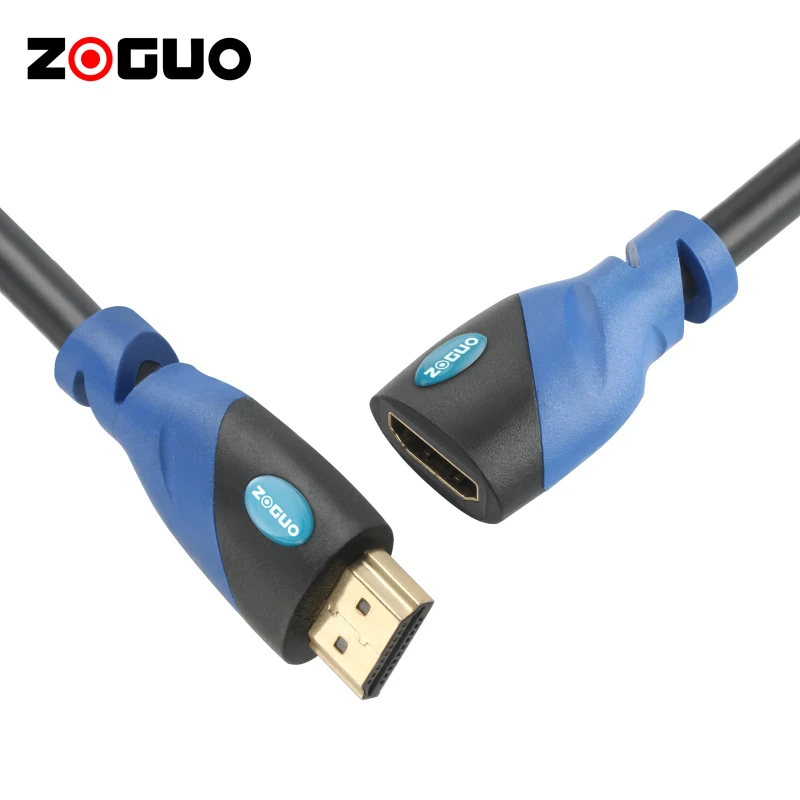 4K-2.0V-24K-Gold-Plated-Extension-Cable-Male-Female-5M-10M-50M-60Hz-18Gbps-Braid-PVC-HDTV-Audio-Video-Extender-Computer-Monitor