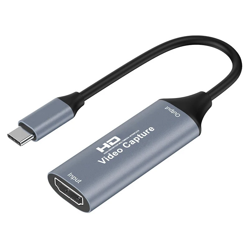 4K-30Hz-HDTV-USB-2.0-USB-3.0-Type-C-Video-Capture-Card-Grey