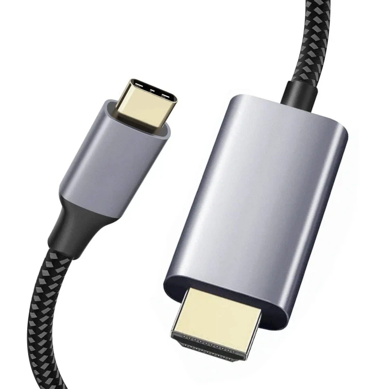 4K-60Hz-USB-C-to-HDMI-Cable-Nylon-Braid-Type-C-to-HDMI-Converter-Adapter