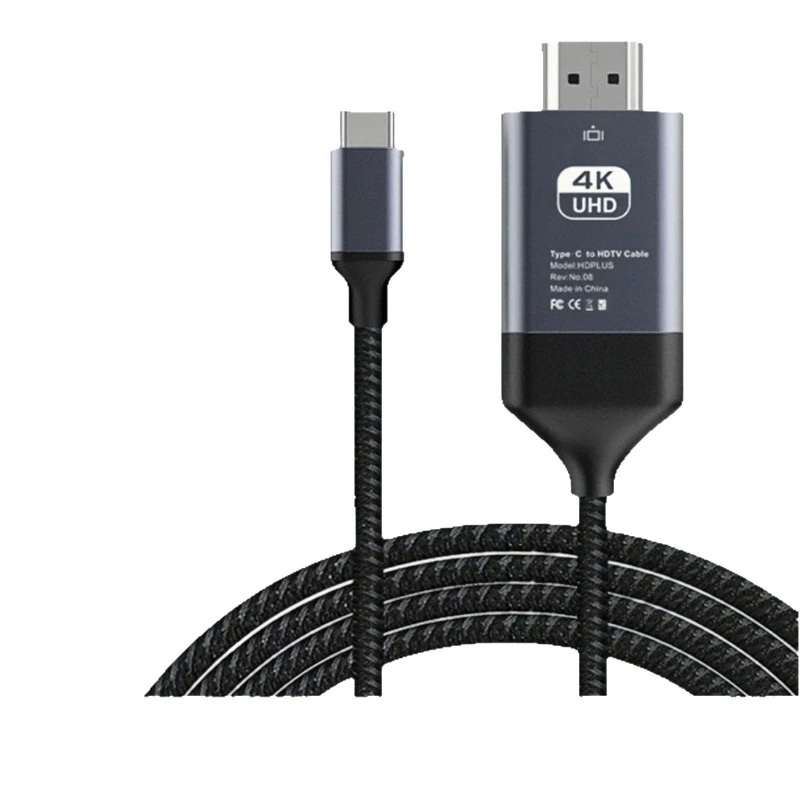 4K-60Hz-USB-Type-C-to-Video-Audio-Cable-with-Metal-and-Nylon-for-MacBook-Pro-Nintendo-iPad-Laptops-and-Mobile-Phones