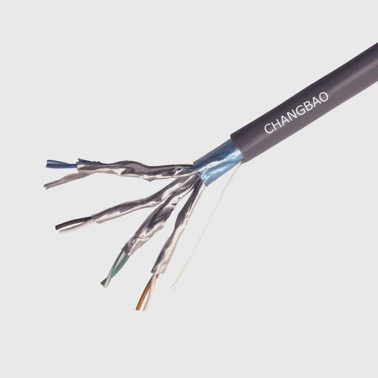 4Pair-24AWG-Cat5e-Copper-Cable-1000ft-305m-STP-SSTP-Shielded-High-Stability-LAN-Ethernet-Network-Communication-Cable