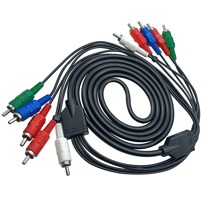5-RCA-Male-to-5-RCA-Male-RGB-Component-Audio-Video-RCA-Cable
