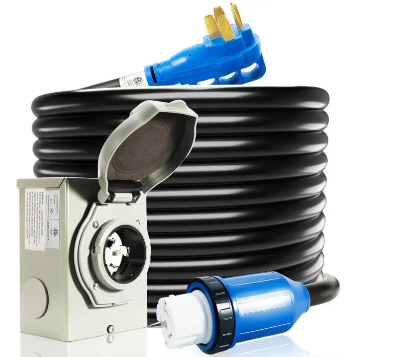 50-Amp-Generator-Cord-and-Power-Inlet-Box-Kit-15FT-Generator-Cords-50-Amp-125V-250V-Generator-Black-Industrial-Equipment-Copper