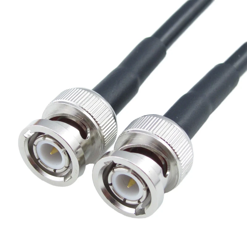 50-Ohm-BNC-Jumper-Low-Loss-BNC-Male-to-BNC-Male-Extension-Coax-Cable-3meter-for-Antenna-Analyzer-CB-Radio-Security-CCTV-Camera