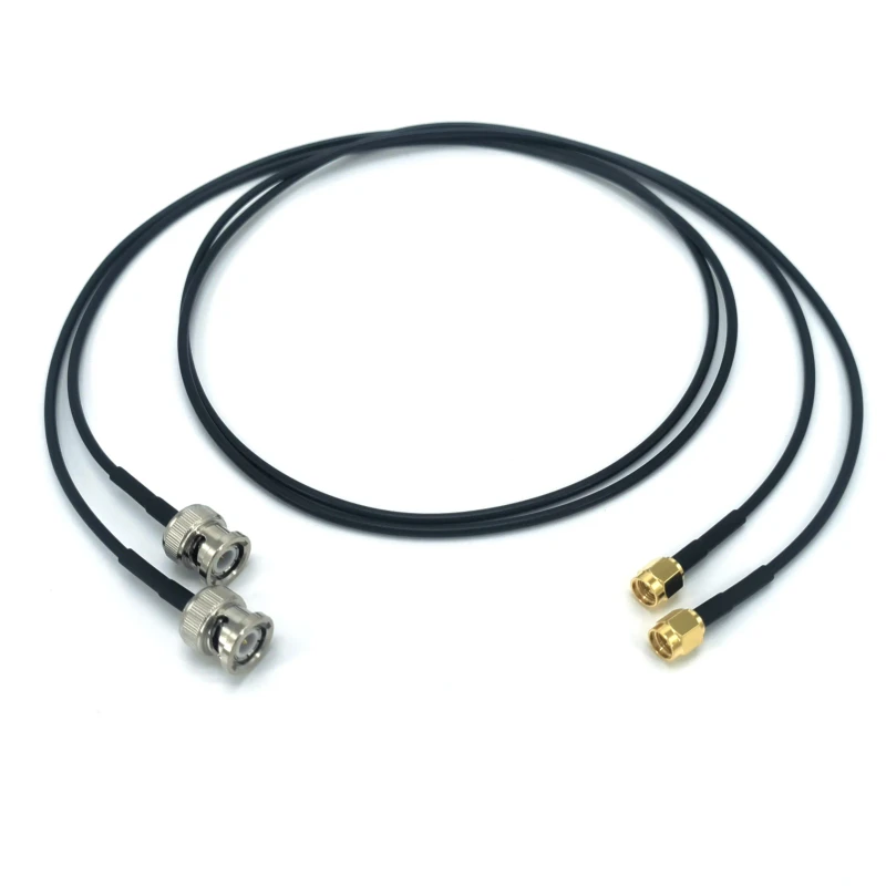 50ohm-RF-Coaxial-BNC-JJ-SMA-JJ-Cable-Assembly-Pure-Copper-Gold-Plating-For-TM-Wireless-Communications-Broadcasting-IATF-16949