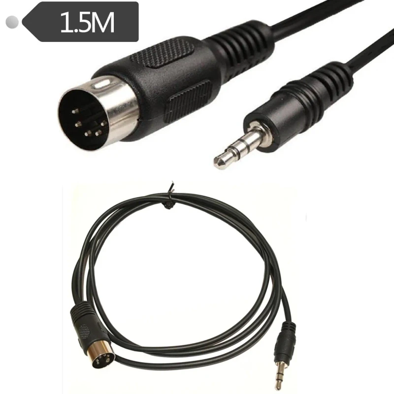 5Pin-Din-Plug-to-3.5mm-Stereo-Jack-Plug-Audio-Cable