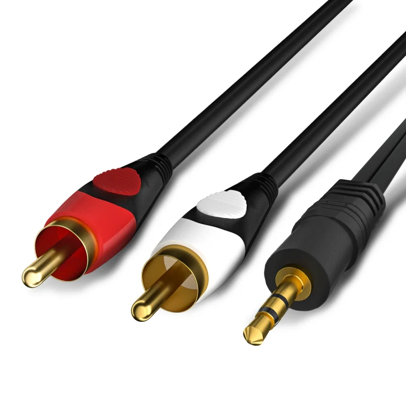 5m-Gold-Plated-3.5mm-Male-to-2x-RCA-Male-Audio-Cable-for-Car-Computer-Use