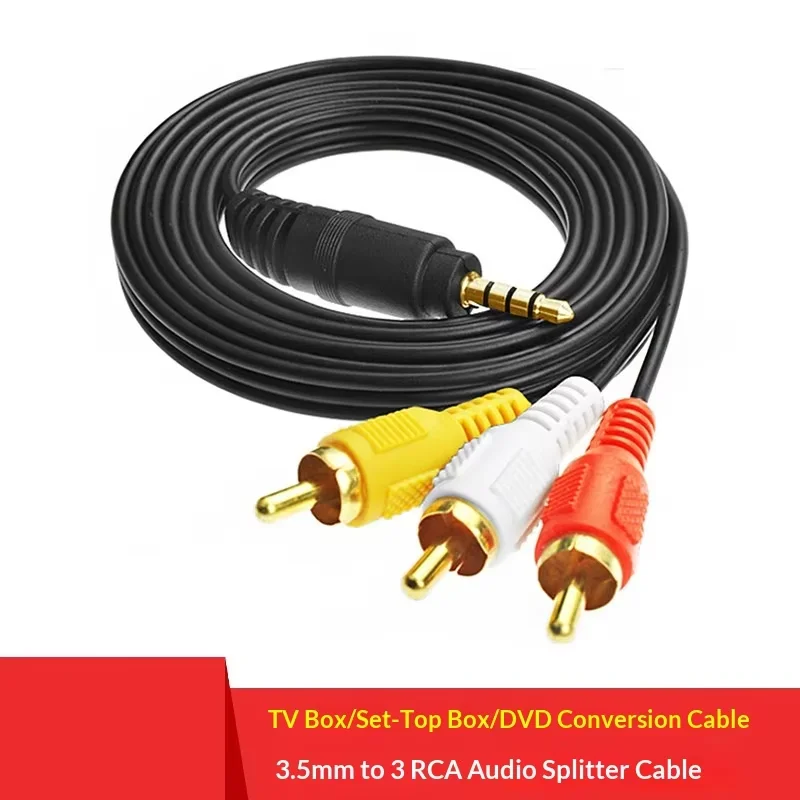 6-7-8-Lines-3.5mm-RCA-Male-Male-Video-Conversion-Cable-PVC-Shielded-HDTV-4K-S-Video-USB-Compatible-Retro-Game-Console