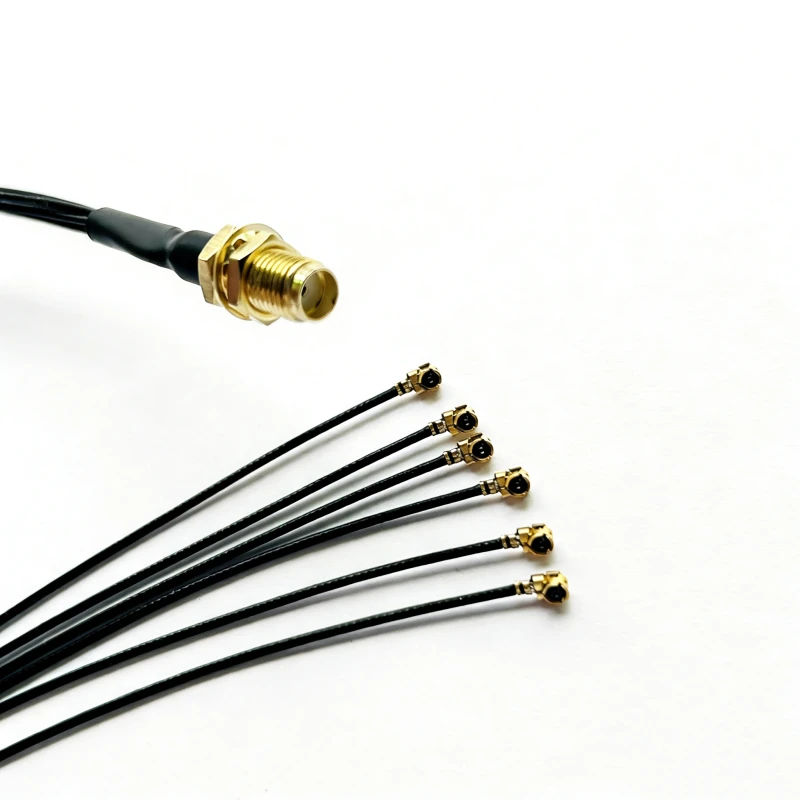 6-Ways-RG113-SMA-Female-to-U.FL-IPX-MHF1-Coaxial-Jumper-Different-Lengths-20cm-Cable
