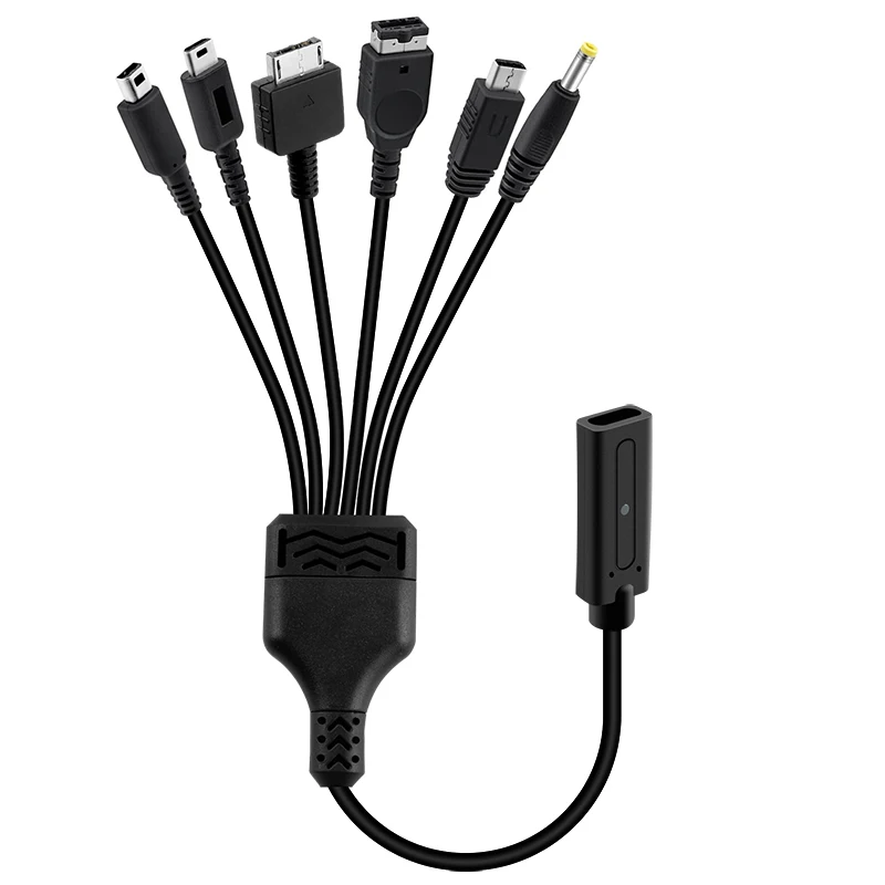 6-in-1-USB-C-to-6-Connector-Game-Charging-Audio-Video-Transmitter-Cable-Cord-for-NDS-Lite-Wii-U-New-3DS-XL-LL-2DS-GBA-SP-PSP-PSV