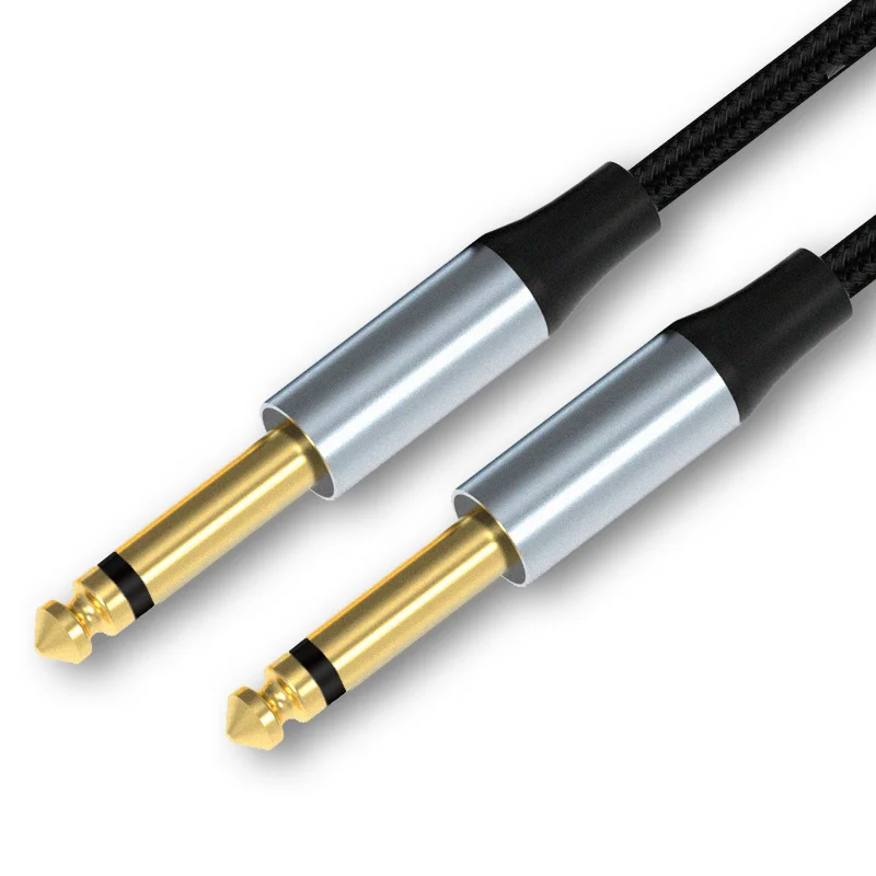 6.35mm-Male-to-6.35mm-Male-Mono-Jack-Plug-Audio-Cable-Professional-Musical-Instrument-Stereo-Combination-Shielding-Audio-Cable