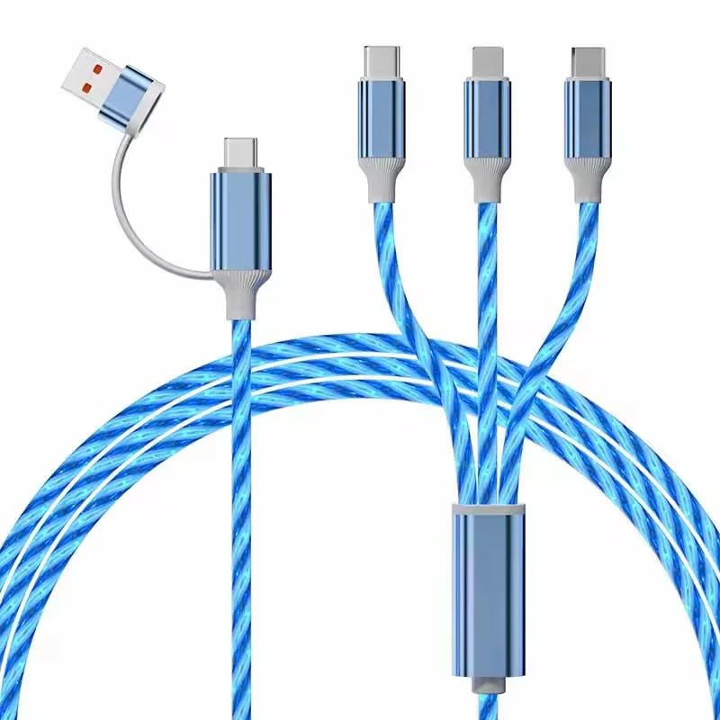 60W-High-Speed-Glow-LED-Glowing-Mobile-Phone-Charger-3.2-PVC-USB-Type-C-Braid-Shielding-Nylon-Pure-Copper-Material-Fast-Cable