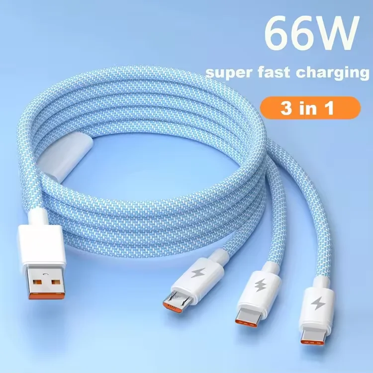 6A-66W-3-in-1-Nylon-Braided-1.25M-Fast-Charging-Data-Cable-USB-Type-C-Fast-Charging-Multi-function-Cable-for-iphone
