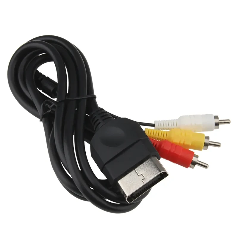 6FT-1.8m-AV-3-RCA-TV-Wire-Audio-Video-Composite-Cable-for-Xbox-Original-Classic-Console