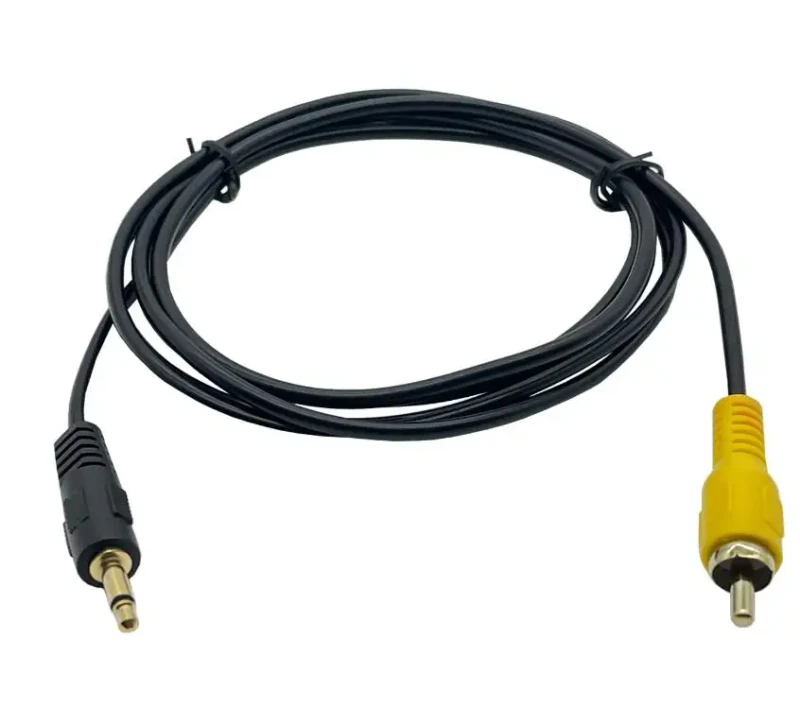 6FT-Gold-Plated-3.5mm-Mono-TS-Male-Plug-to-RCA-Male-Audio-Video-Cable