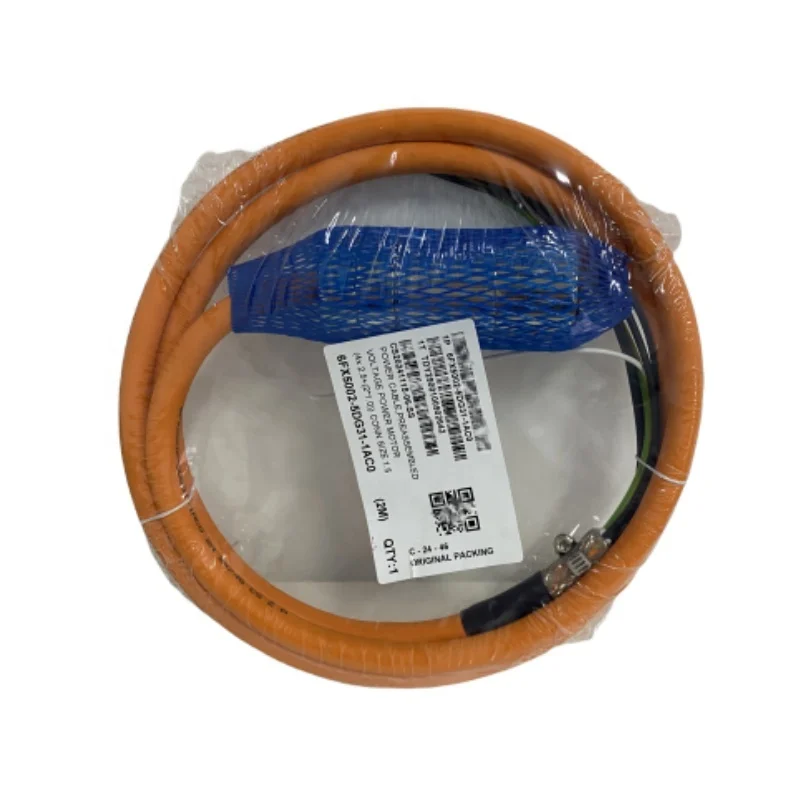6FX5002-5DG31-1AC0-Industrial-Power-Cable-Pre-assembled-Steel-Material-Industrial-Automation-Applications-Stock