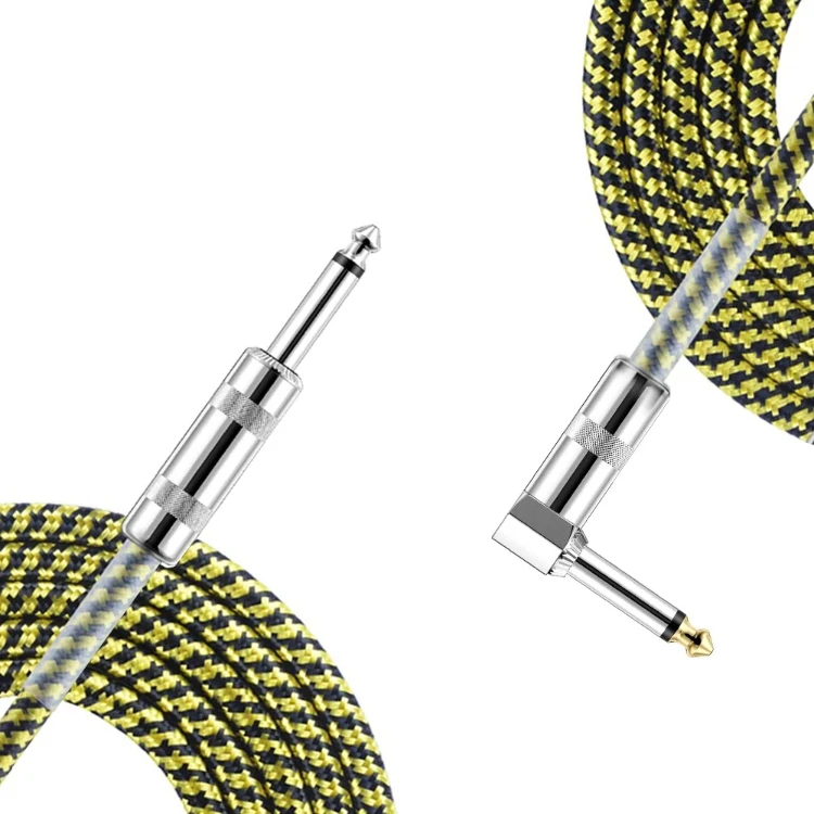 6M-Noiseless-Braided-Guitar-Cords-Instrument-Cable-Premium-Nylon-Guitar-Cable-for-Electric-Guitar-and-Bass