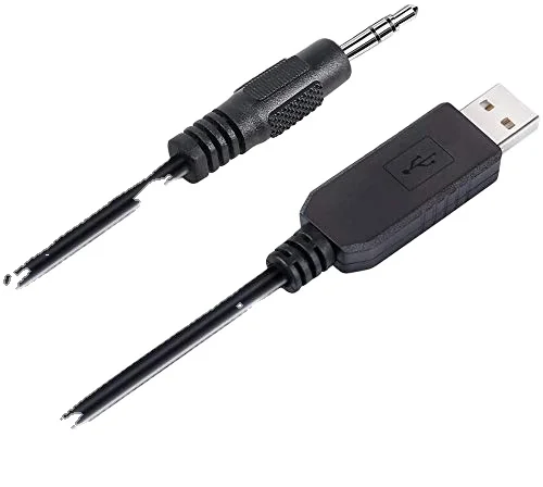 6ft-FTDI-USB-TTL-3.5mm-5V-Adapter-Cable-FT232RL-Chip-with-Audio-Jack-TX-RX-Signal-for-Computer-and-Printer-Black