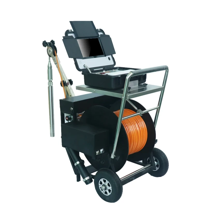 720P-HD-300-500m-Deep-Underwater-Borehole-Inspection-Dual-Camera-System-with-Automatic-Cable-Winding