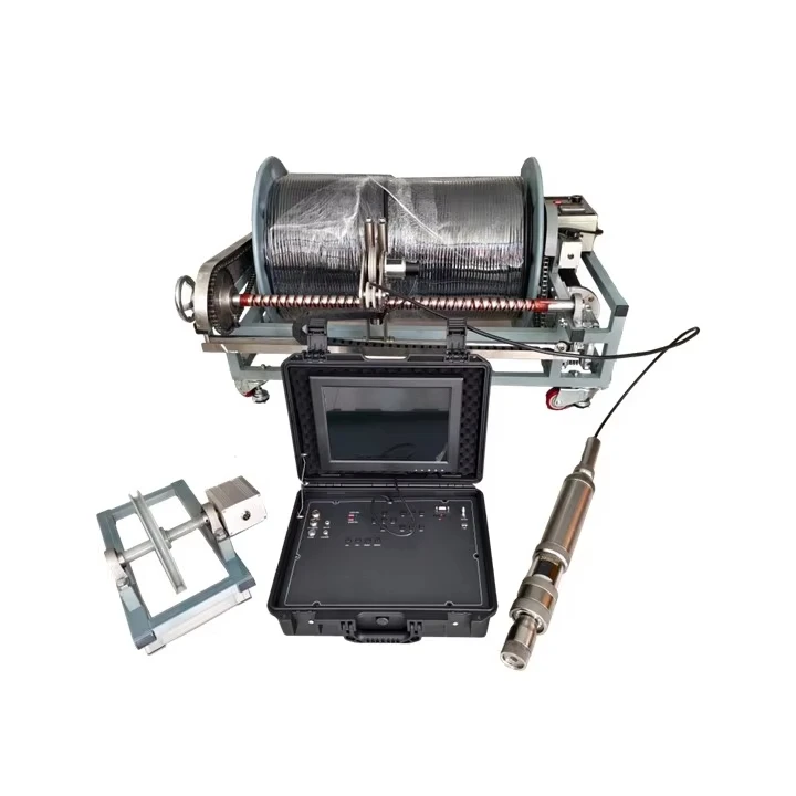 73mm-Dual-camera-Cabled-Deep-Well-Camera-100m-12-inch-LED-Underwater-Detection-Dome-Camera-CMOS-Sensor-H.265-DVR