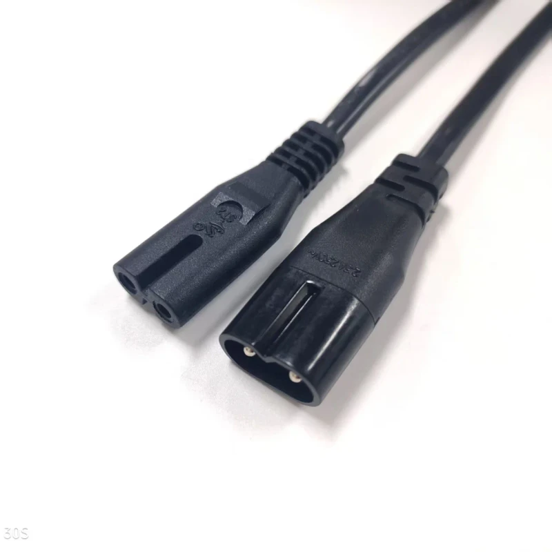 7A-125V-IEC-320-C8-to-IEC-320-C7-AC-Power-Supply-Cable-Power-Lead-Extension-Cord-for-Printer-Monitor-TV