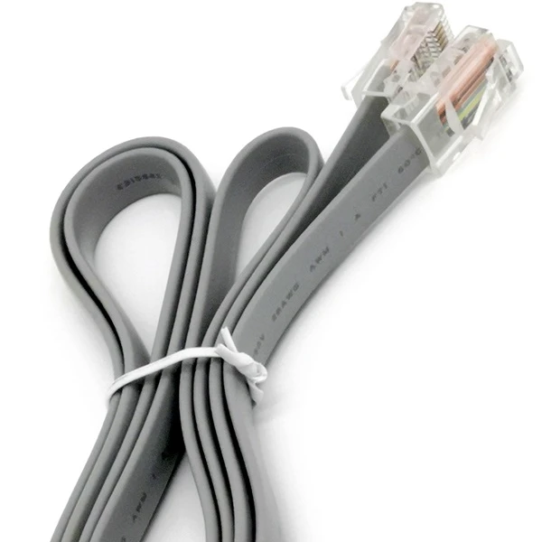 8-Core-26AWG-Flat-Cables-RJ45-Modular-Telephone-Extension-Phone-Line-Cables