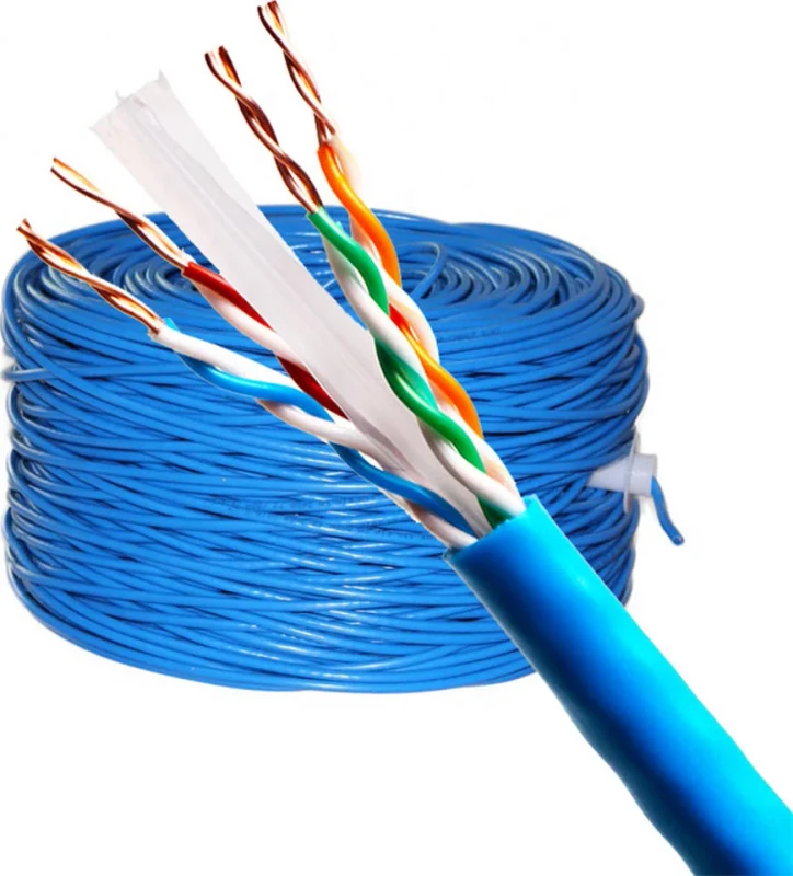 8-Core-Indoor-LAN-Cable-with-305m-PVC-Jacket-100m-Cat6-UTP-Cable-Reel-Special-Strand-Copper-for-Networking-Ethernet-Bare-Copper