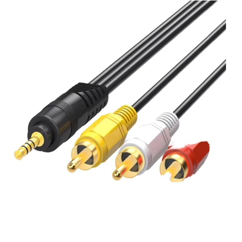8-Wire-Audio-Video-Cable-High-Speed-USB-Cable-PVC-Jacket-for-Computer-Monitor-HDTV-Camera-Aluminum-Shell