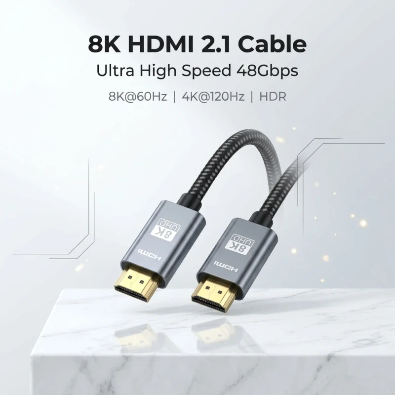 8K-HDMI-2.1-Male-Male-Cable-48Gbps-Ultra-High-Speed-Gold-Plated-Multi-Layer-EMI-Shielding-for-Gaming-Console-8K-TV-Home