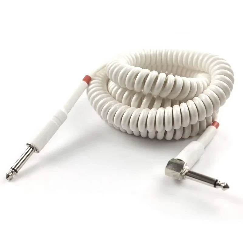 8M-6.35mm-Standard-Male-Male-Mono-Jack-Coaxial-Musical-Instrument-Cable-Electric-Guitar-Keyboard-Speaker-Application