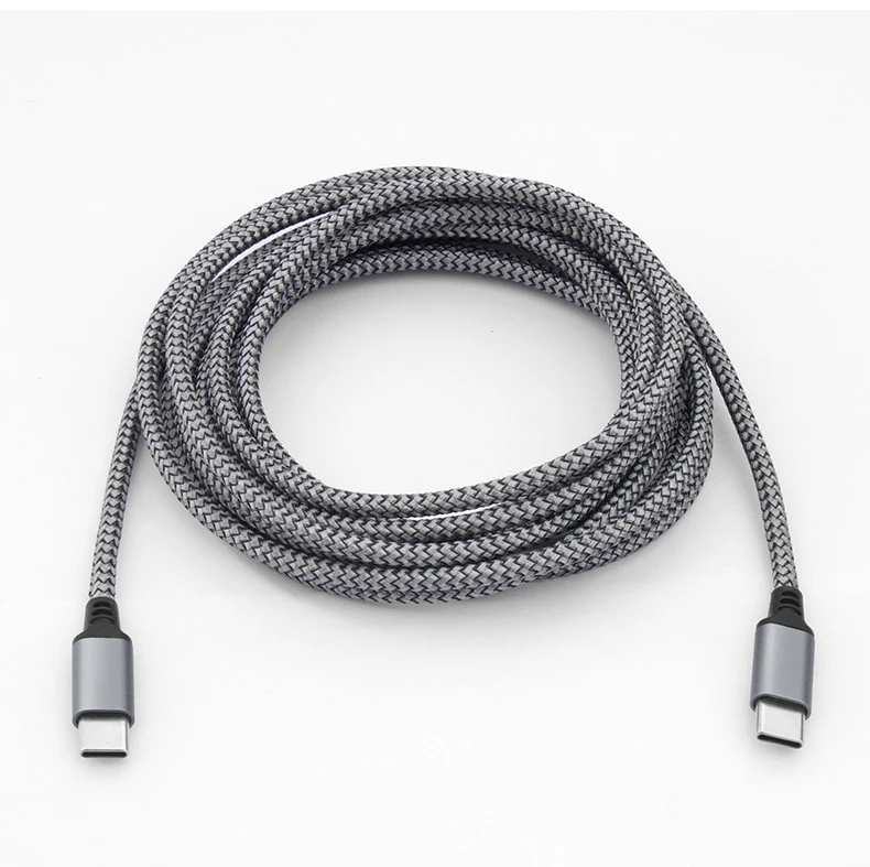 8M-60W-PD-Nylon-Braided-Type-C-to-Type-C-Fast-Charging-Cable-for-Laptop-Android-Phone