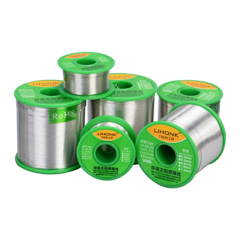 99.3-Lead-Free-Soldering-Tin-Wire-2.2-Tin-Melt-Rosin-Core-Solder-Soldering-Wire-50g-1kg-0.6-0.8mm-Flux-Cored-Tin-Welding-Wire
