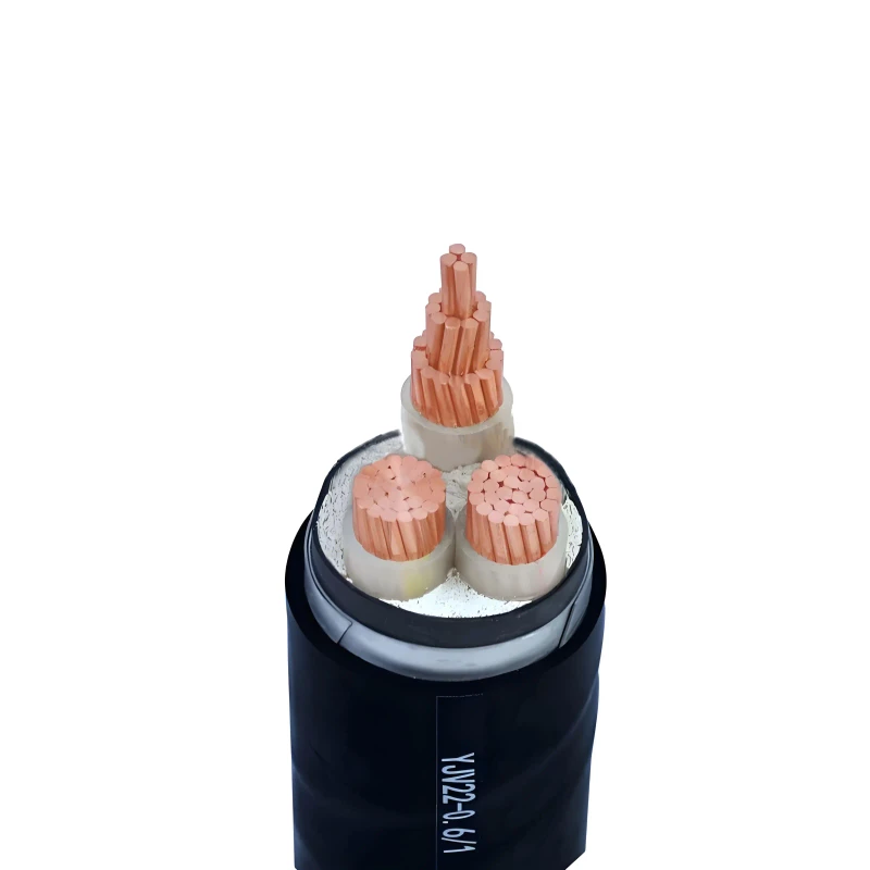 AC-1000V-300-Meters-Three-Core-10.0mm-Armored-Copper-Cable-with-PVC-Insulation-for-Construction