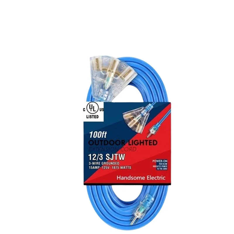 AC-125V-SJTW-OSHA-NRTL-Compliant-Nema-Cold-Weather-Outdoor-Extension-Cords-Lighted-End-3-Outlets-Home-Appliance-Copper-Conductor