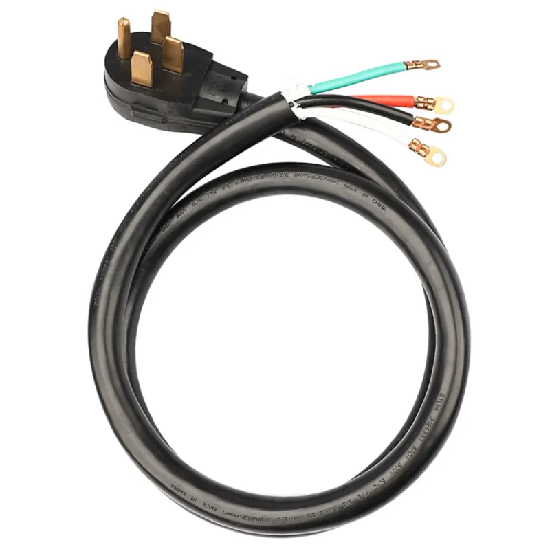 AC-Range-Power-Cable-NEMA-14-50P-125-250V-50A-4-Wire-PVC-4FT-SRDT-Range-Cord