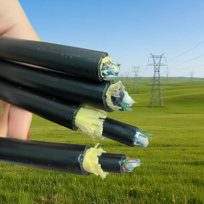 ADSS-Fiber-Optic-Cable-2-144-Core-G652D-Single-Mode-Aerial-Outdoor-Communication-Cable-ROHS-IEEE-Certified