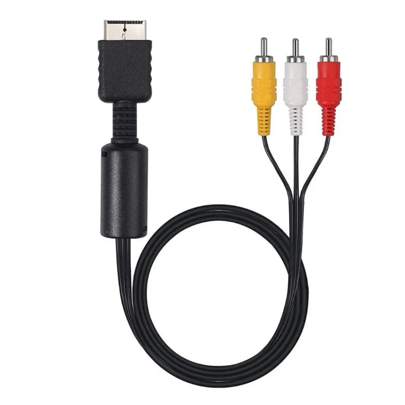 AV-Cable-for-PS3-PS2-PS1-Audio-Video-RCA-Cable-Compatible-with-Playstation-1-2-3-1.8M-6FT-Composite-3-RCA-TV-HDTV-Display